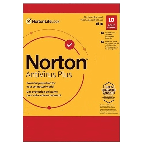 Norton AntiVirus Plus - 1-Year / 10-Device