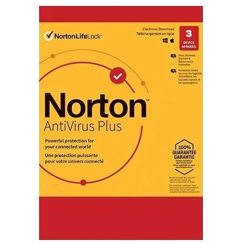 Norton AntiVirus Plus - 1-Year / 3-Device